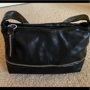 Italian leather shoulder bag